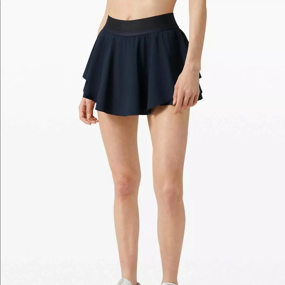 NWT Lululemon Court Rival Skirt Navy 8